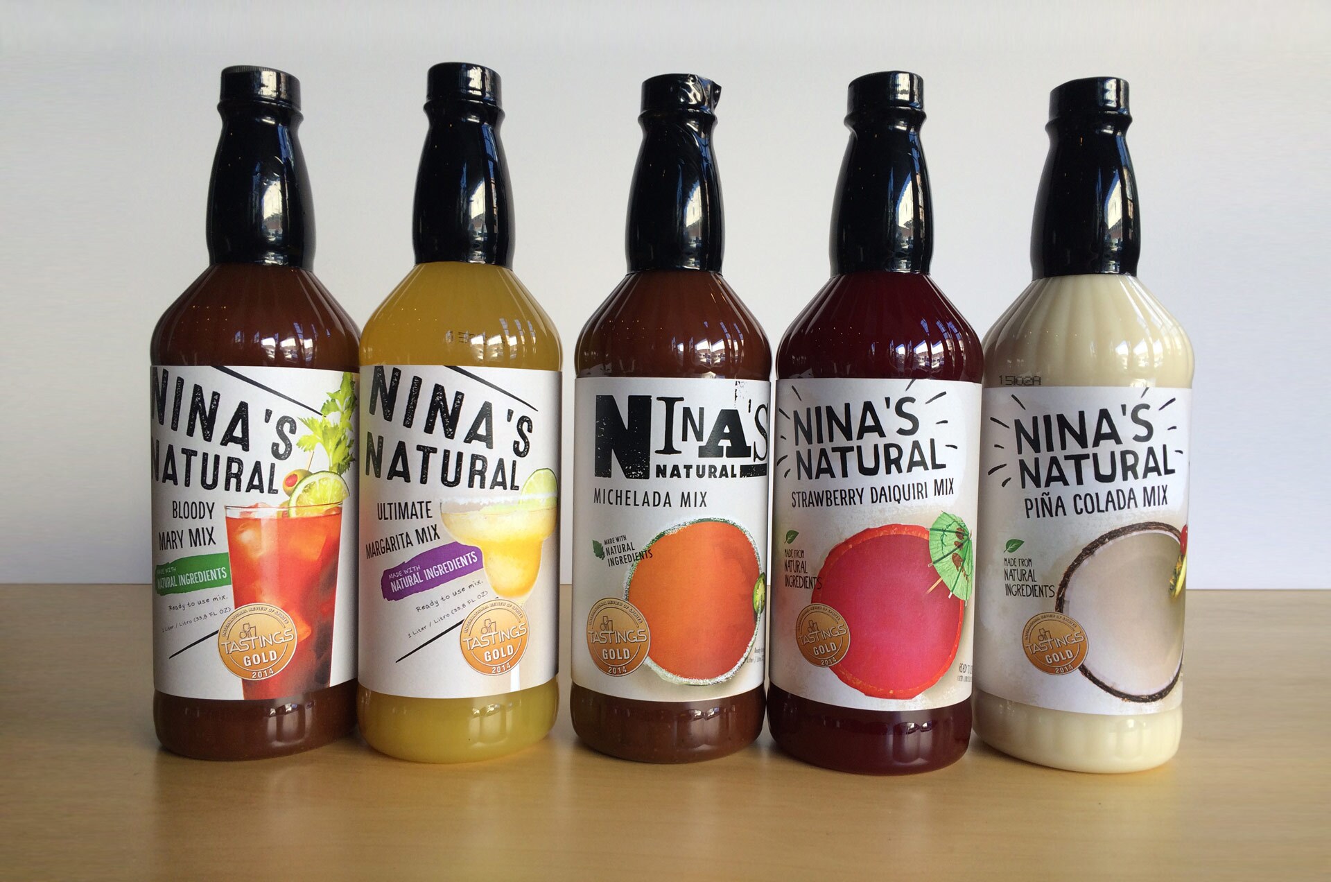 Nina's Natural Branding - Packaging Label Design Mockups