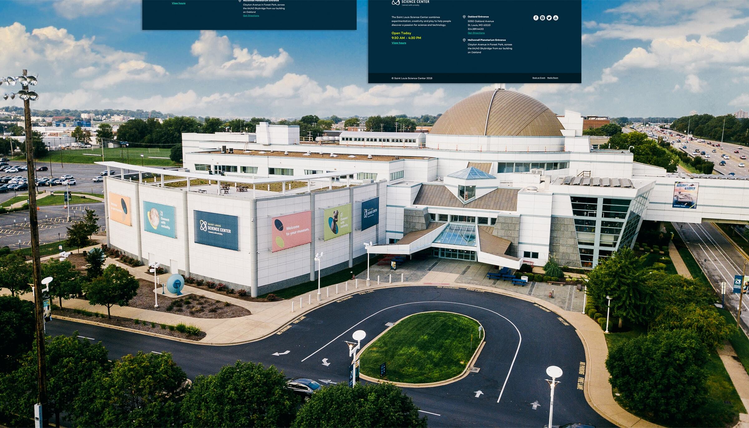 Saint Louis Science Center Building Signage