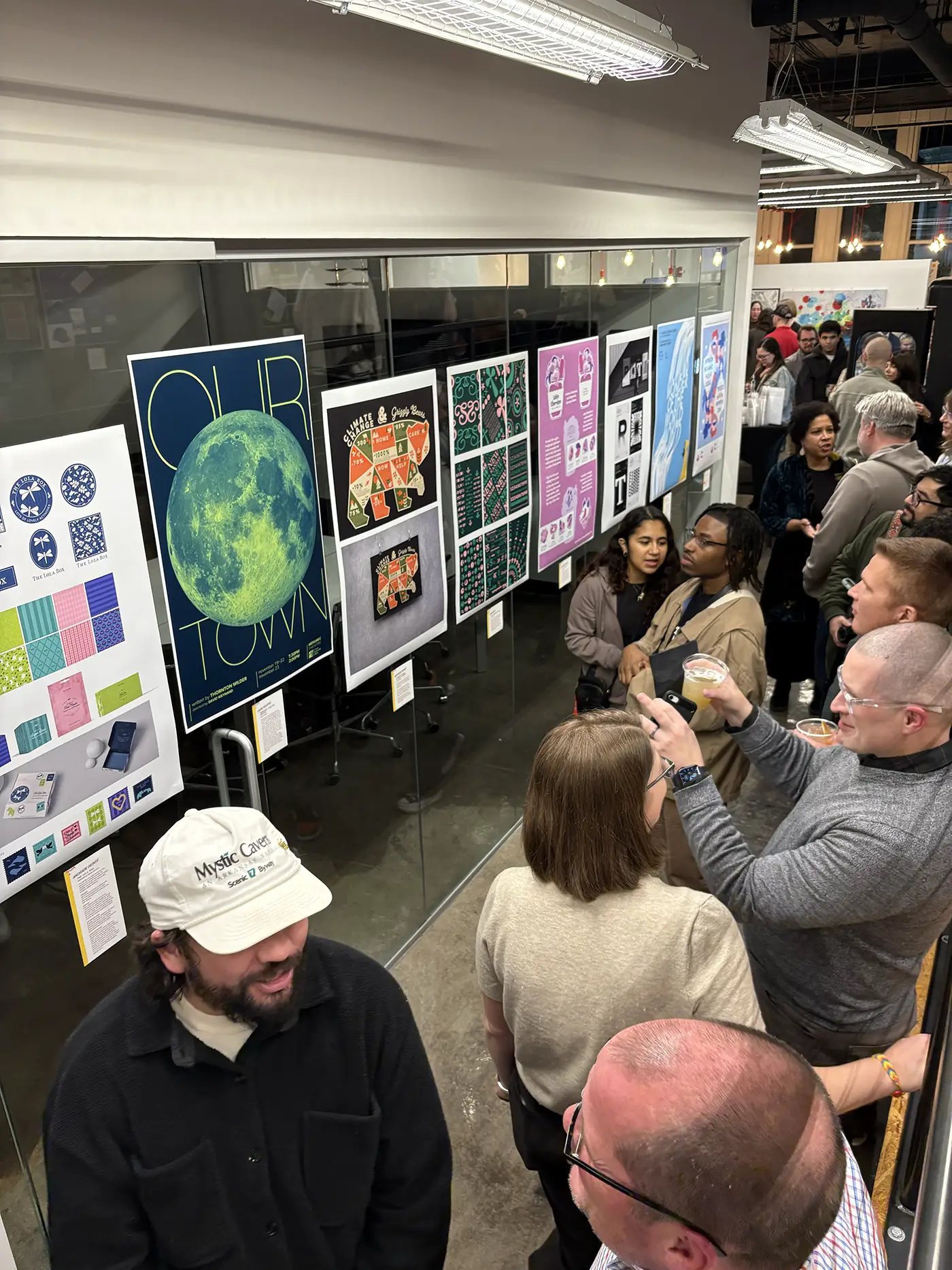 Featured design and branding work at St. Louis AIGA Design Show.