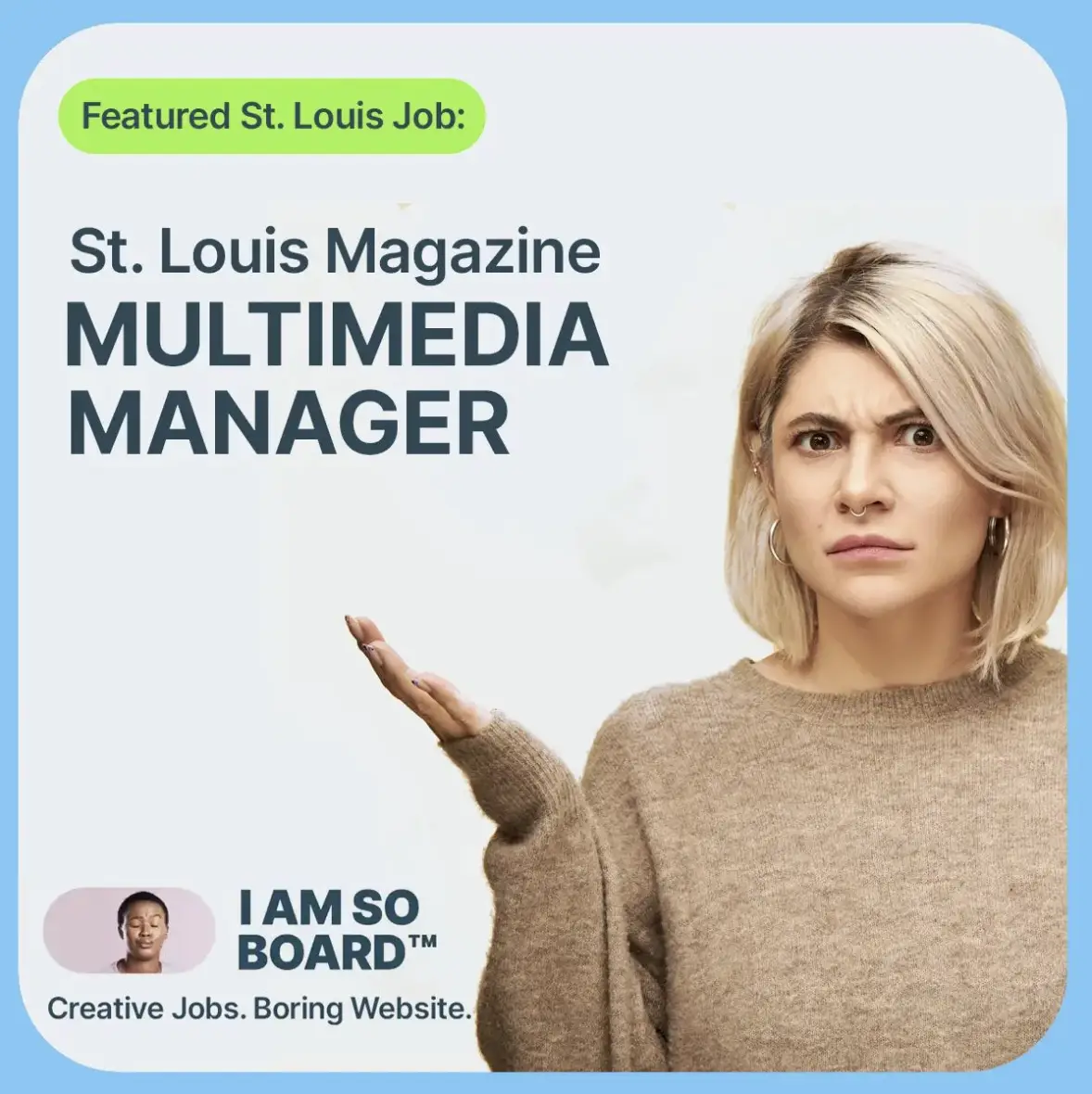 I AM SO BOARD™ website design by Atomicdust