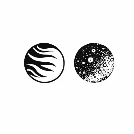 2 planets representing the House of Brands concept in branding